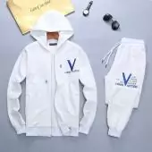 mann sportswear louis vuitton tracksuits Trainingsanzug hooded cap blouson white